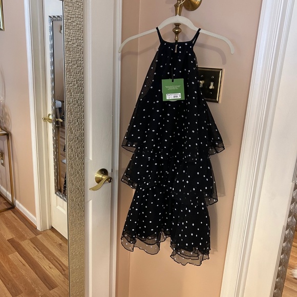 NWT Kate Spade New York for Target Women's Mini Polka Dot Tiered Mini Dress - Picture 3 of 11